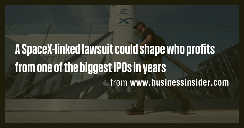 A SpaceX-linked lawsuit could shape who profits from one of the biggest ...