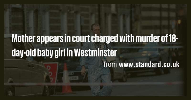 Mother appears in court charged with murder of 18-day-old baby girl in ...