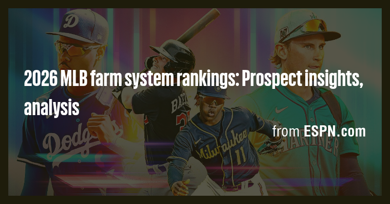 2026 MLB farm system rankings: Prospect insights, analysis - Briefly