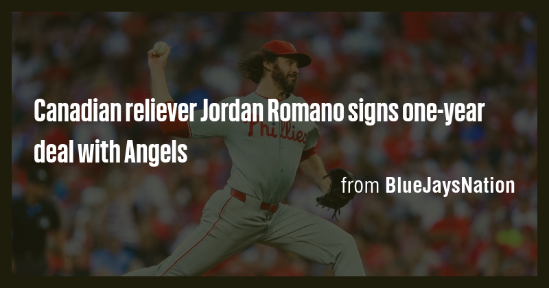 Canadian reliever Jordan Romano signs one-year deal with Angels - Briefly