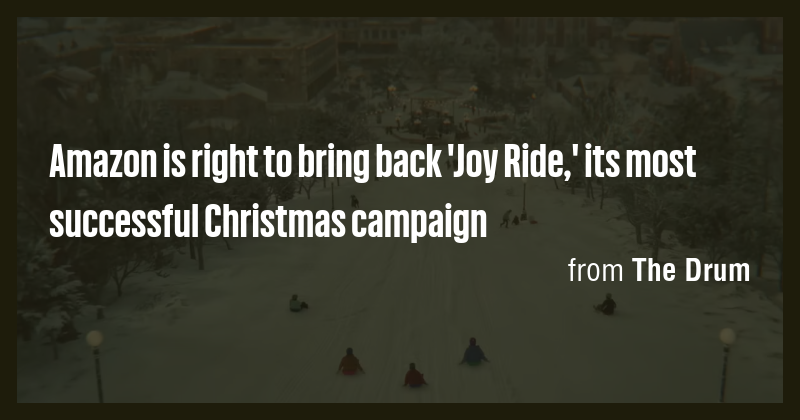 Amazon is right to bring back 'Joy Ride,' its most successful Christmas ...