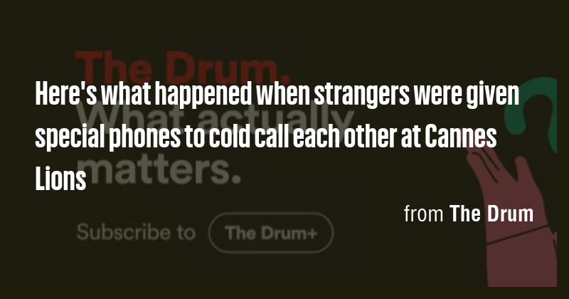 Here's what happened when strangers were given special phones to cold ...