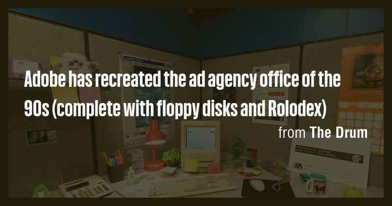 Adobe has recreated the ad agency office of the 90s (complete with ...
