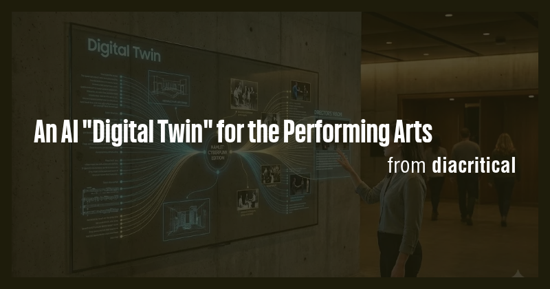An AI "Digital Twin" for the Performing Arts - Briefly