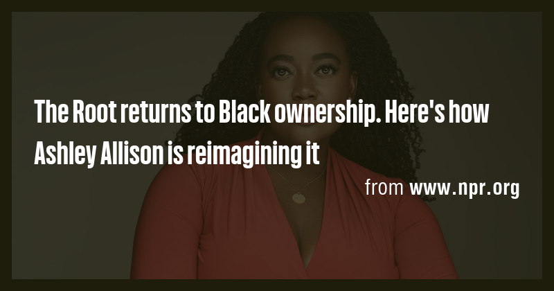 The Root returns to Black ownership. Here's how Ashley Allison is ...