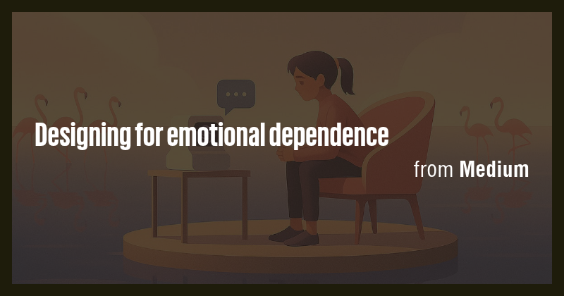 Designing for emotional dependence - Briefly