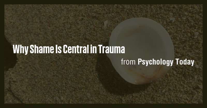 Why Shame Is Central in Trauma - Briefly