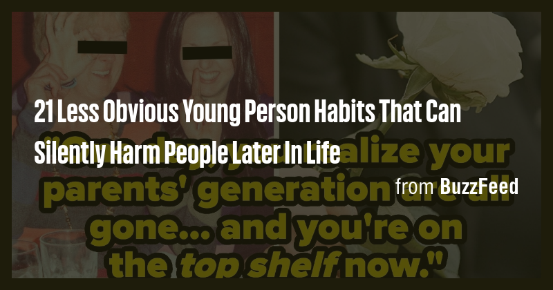 21 Less Obvious Young Person Habits That Can Silently Harm People Later ...