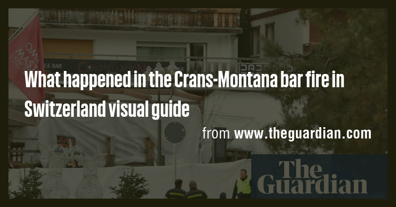 What happened in the Crans-Montana bar fire in Switzerland visual guide ...