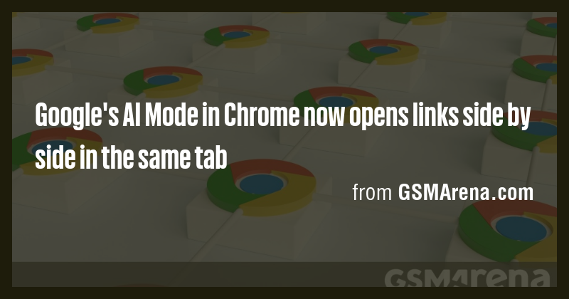 Google's AI Mode in Chrome now opens links side by side in the same tab ...