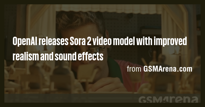 OpenAI releases Sora 2 video model with improved realism and sound ...