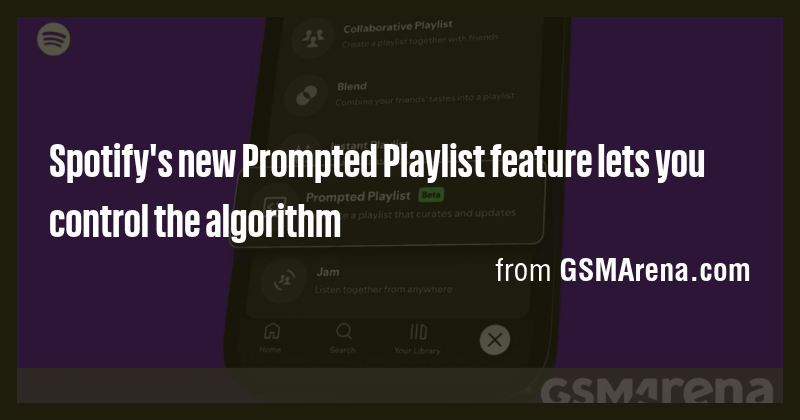 Spotify's new Prompted Playlist feature lets you control the algorithm ...