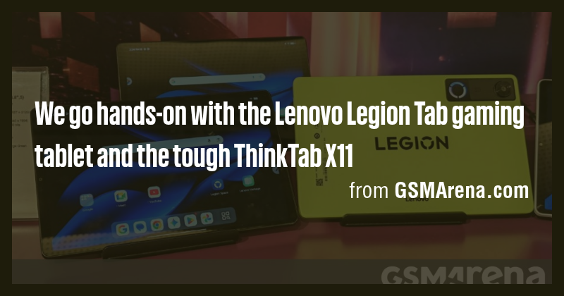 We go hands-on with the Lenovo Legion Tab gaming tablet and the tough ...