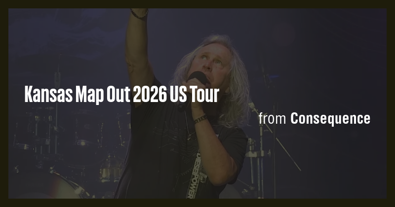 Kansas Map Out 2026 US Tour Briefly Picture