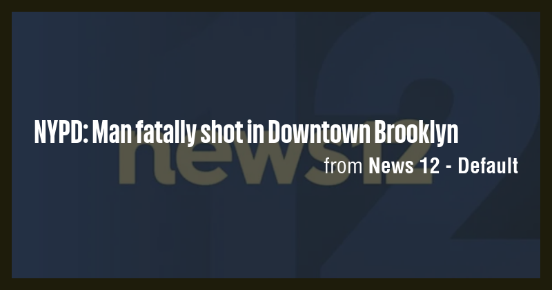 NYPD: Man fatally shot in Downtown Brooklyn - Briefly