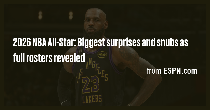 2026 NBA All-Star: Biggest surprises and snubs as full rosters revealed ...