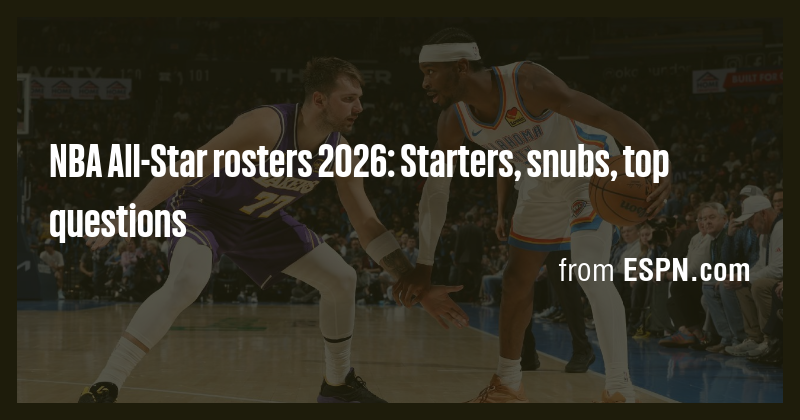 NBA All-Star rosters 2026: Starters, snubs, top questions - Briefly