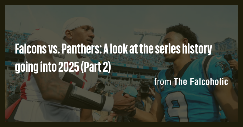 Falcons vs. Panthers: A look at the series history going into 2025 ...