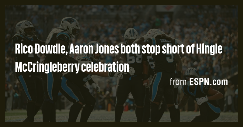 Rico Dowdle, Aaron Jones both stop short of Hingle McCringleberry ...