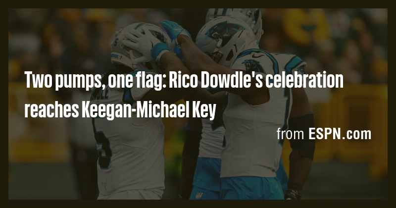 Two pumps, one flag: Rico Dowdle's celebration reaches Keegan-Michael ...
