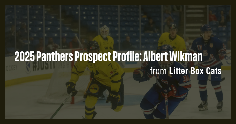 2025 Panthers Prospect Profile: Albert Wikman - Briefly