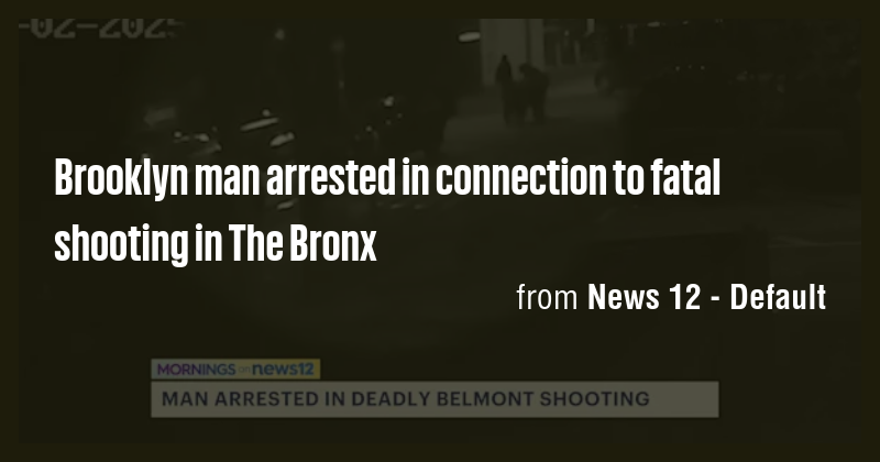 Brooklyn man arrested in connection to fatal shooting in The Bronx ...
