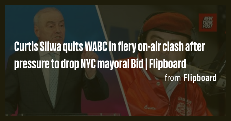 Curtis Sliwa quits WABC in fiery on-air clash after pressure to drop ...