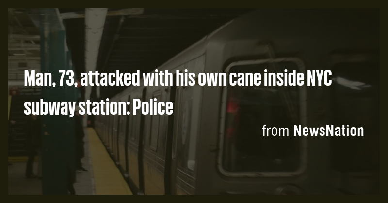 Man, 73, attacked with his own cane inside NYC subway station: Police ...
