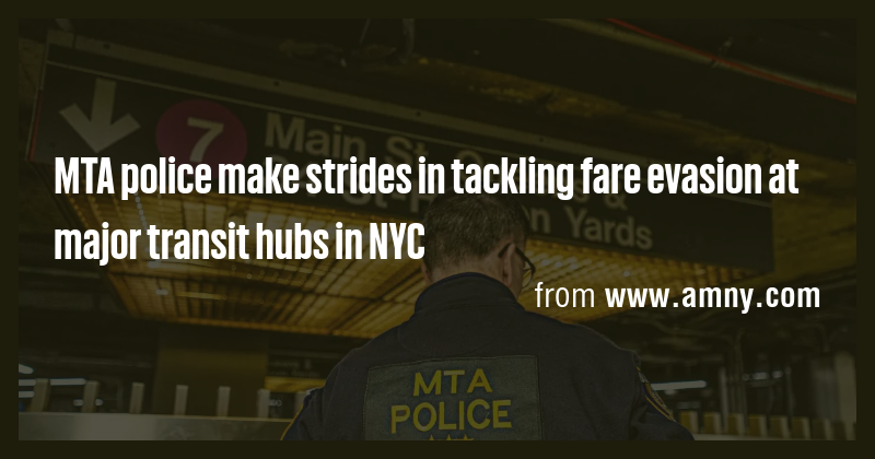 MTA police make strides in tackling fare evasion at major transit hubs ...