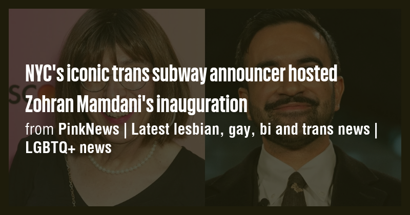 NYC's iconic trans subway announcer hosted Zohran Mamdani's ...