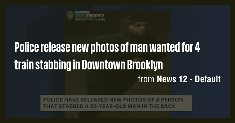Police release new photos of man wanted for 4 train stabbing in ...