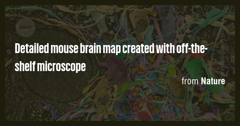 Detailed mouse brain map created with off-the-shelf microscope - Briefly