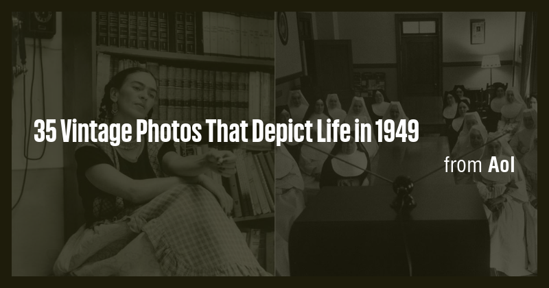 35 Vintage Photos That Depict Life in 1949 - Briefly