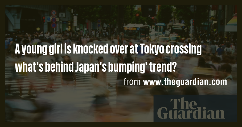A young girl is knocked over at Tokyo crossing what's behind Japan's ...