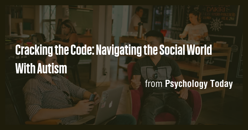 Symbolic image representing the complexity and uniqueness of social navigation with autism