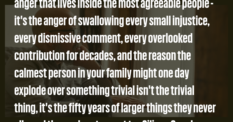 Psychology suggests there's a certain type of anger that lives inside ...