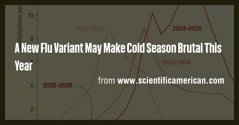 A New Flu Variant May Make Cold Season Brutal This Year - Briefly