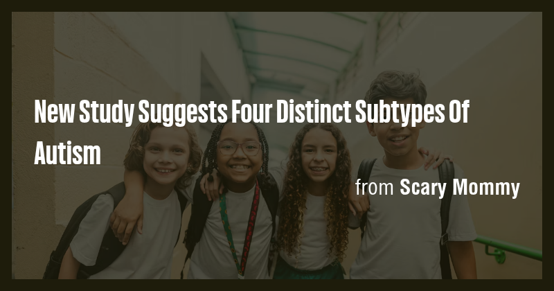 New Study Suggests Four Distinct Subtypes Of Autism - Briefly