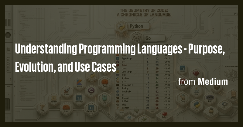 Understanding Programming Languages - Purpose, Evolution, and Use Cases ...