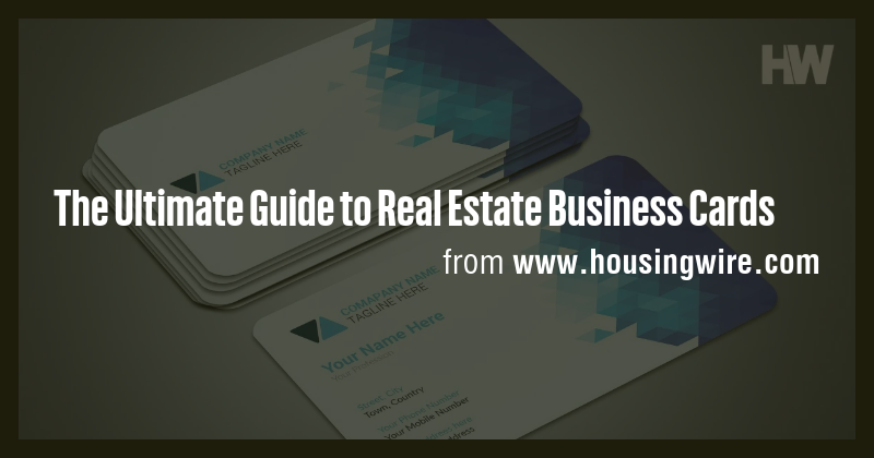 The Ultimate Guide to Real Estate Business Cards - Briefly