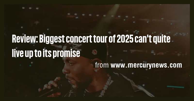 Review: Biggest concert tour of 2025 can't quite live up to its promise ...