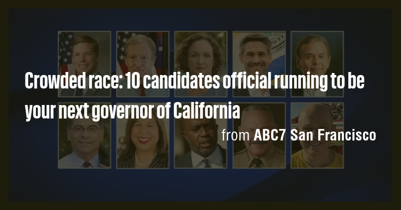 Crowded race: 10 candidates official running to be your next governor ...