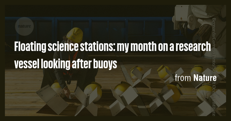 Floating science stations: my month on a research vessel looking after ...