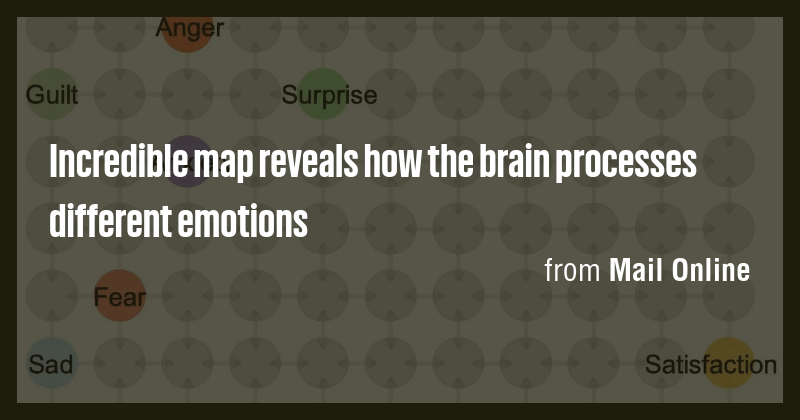 Incredible map reveals how the brain processes different emotions - Briefly