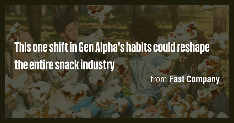 This one shift in Gen Alpha's habits could reshape the entire snack ...