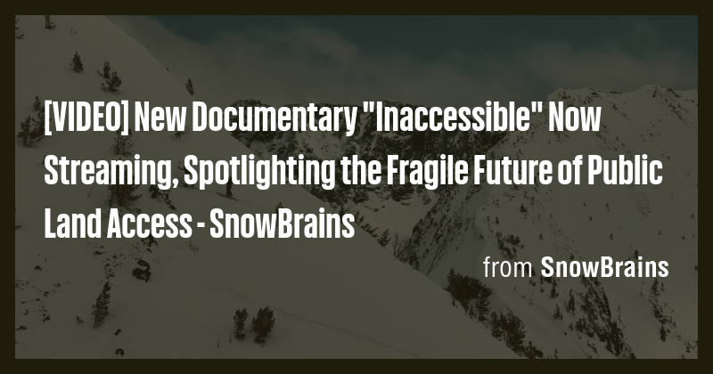 [VIDEO] New Documentary 