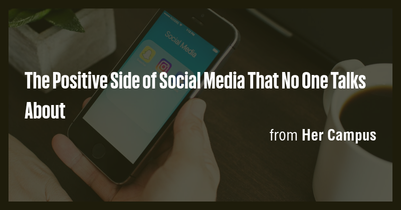 The Positive Side of Social Media That No One Talks About - Briefly