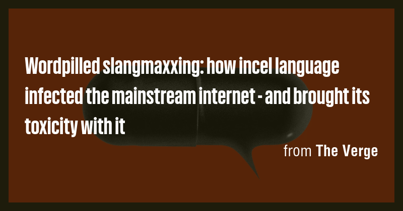Wordpilled slangmaxxing: how incel language infected the mainstream ...