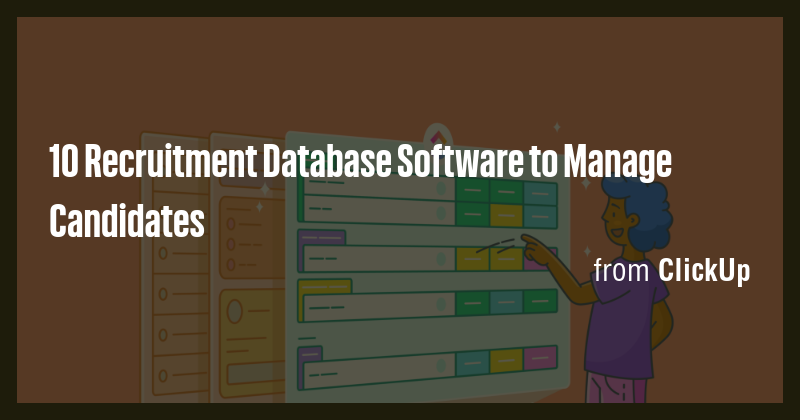 10 Recruitment Database Software to Manage Candidates - Briefly