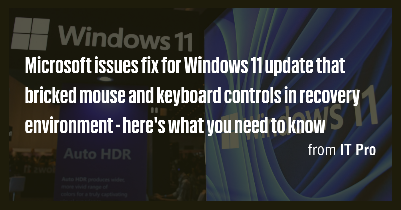 Microsoft issues fix for Windows 11 update that bricked mouse and ...